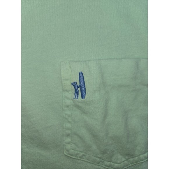 Johnnie-O Hangin Out Mint Green Polo Shirt Large Fits like a medium - Picture 6 of 7